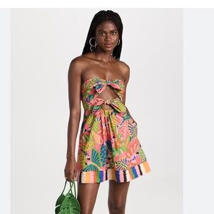 FARM Rio Colorful Tropical Mini Dress
